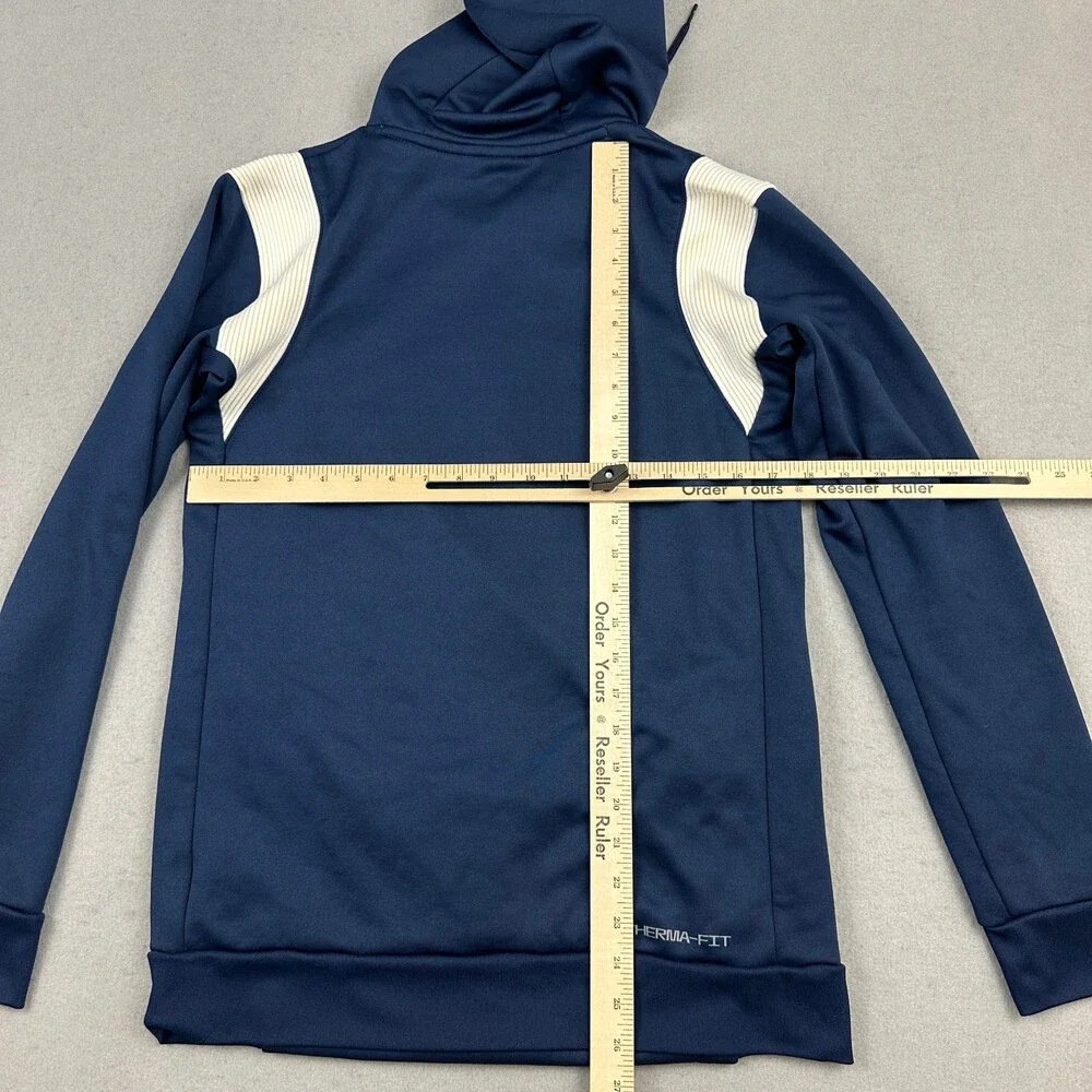 Michigan Wolverines Hoodie Men Small Navy Nike On Field Therma Fit Sweatshirt S